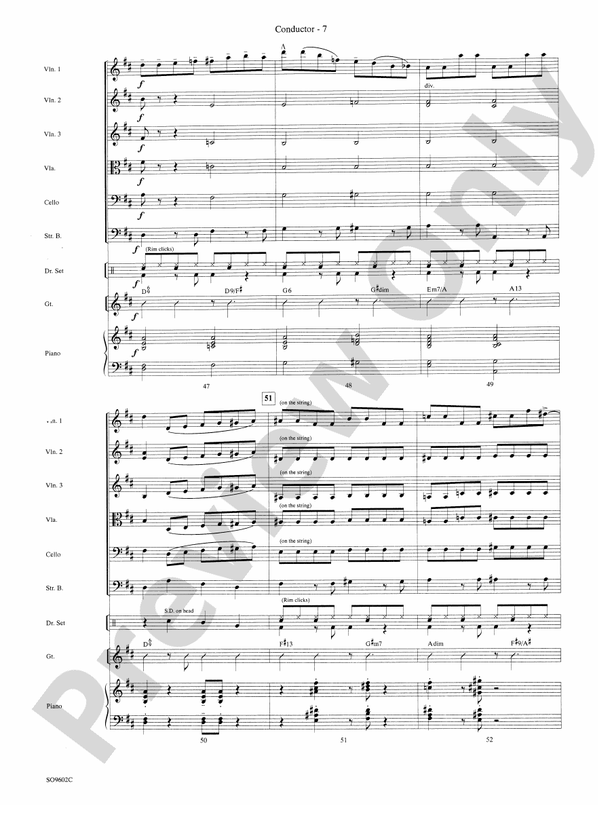 I Got Rhythm (Arr. Calvin Custer) - String Orchestra Conductor Score & Parts (Digital Download)