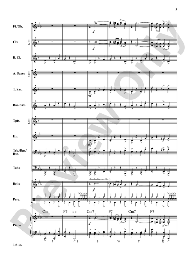 Construction Zone - Concert Band Conductor Score & Parts (Digital Download)