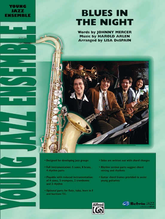 Blues in the Night (Arr. Lisa DeSpain) - Jazz Ensemble Conductor Score & Parts (Digital Download)