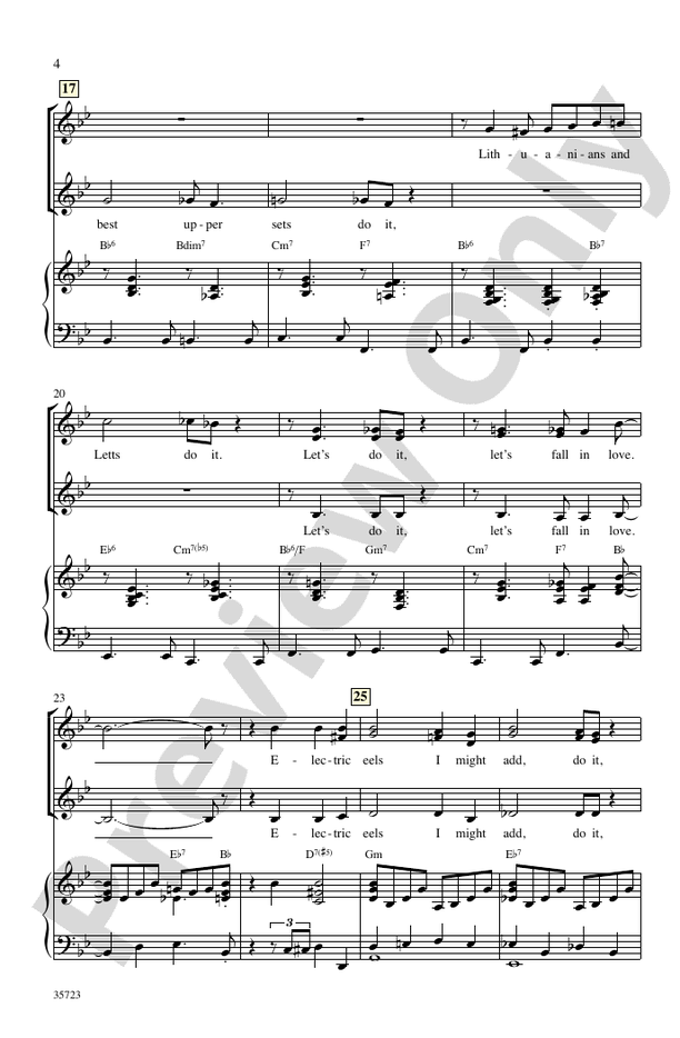 Let's Fall in Love – SSA Choral Octavo (Digital Download)