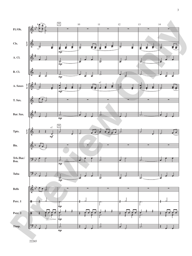 Dorian Dreamscape - Concert Band Conductor Score & Parts (Digital Download)