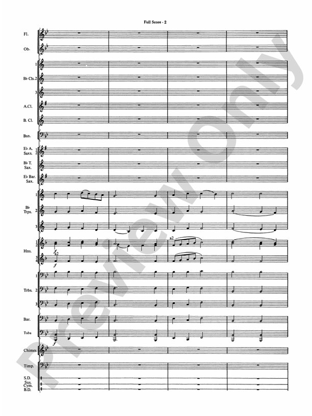 Ding! Dong! Merrily on High - Concert Band Conductor Score & Parts (Digital Download)