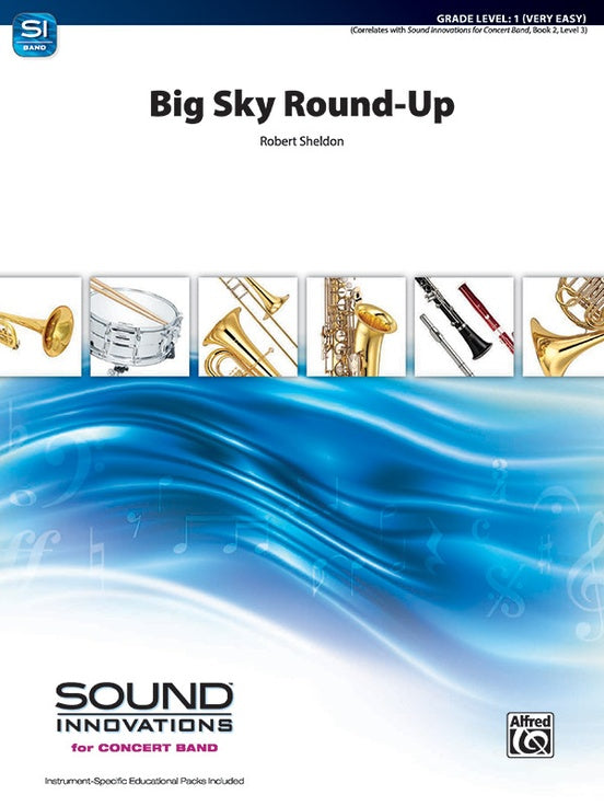 Big Sky Round-Up - Concert Band Conductor Score & Parts (Digital Download)