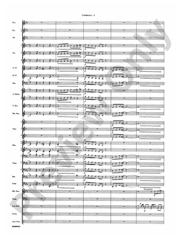 Okeanos - Concert Band Conductor Score & Parts (Digital Download)