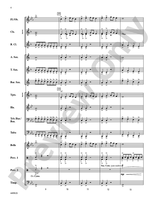 Stick Figures - Concert Band Conductor Score & Parts (Digital Download)