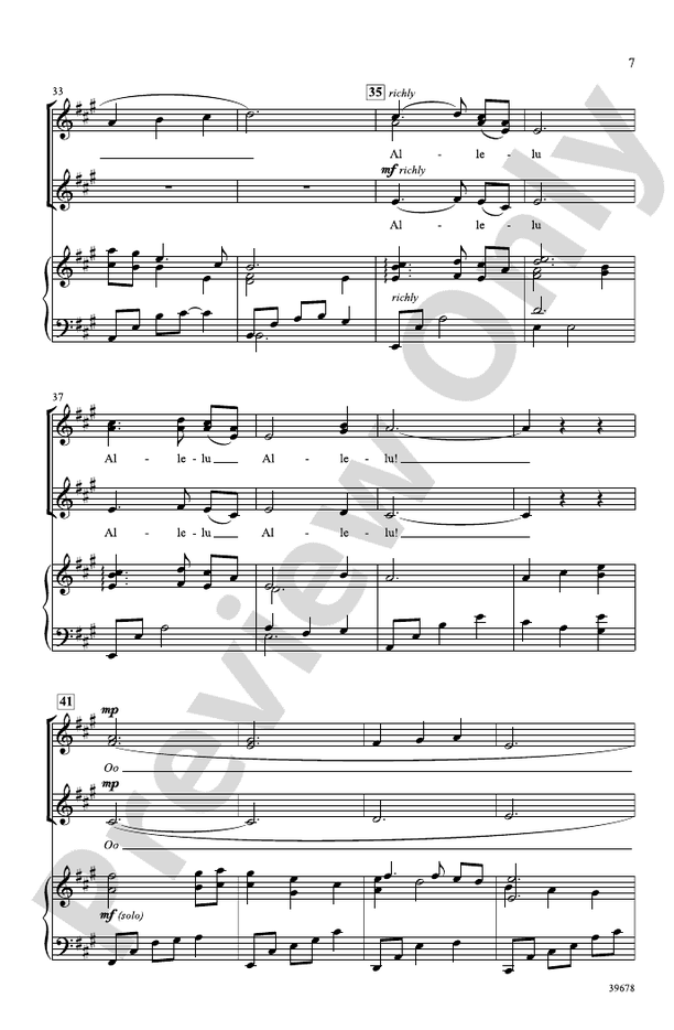 Missa Festiva – SSA Choral Octavo (Digital Download)