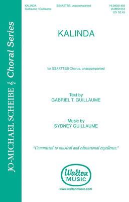 Kalinda - Sydney Guillaume - SSAATTBB Walton Music Choral Score Octavo 8501493