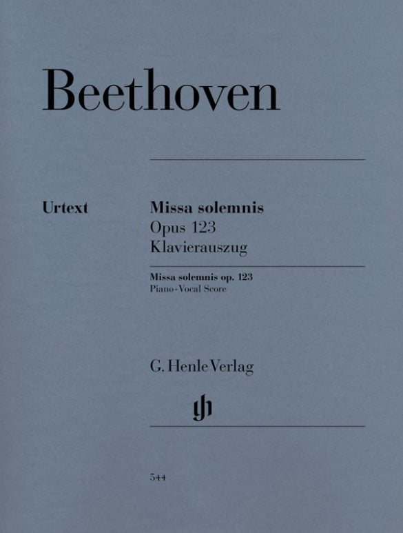 Beethoven - Missa Solemnis - Vocal Score Henle HN544