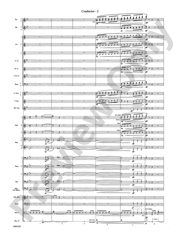 Strike Up the Band (Arr. Warren Barker) - Concert Band Conductor Score & Parts (Digital Download)