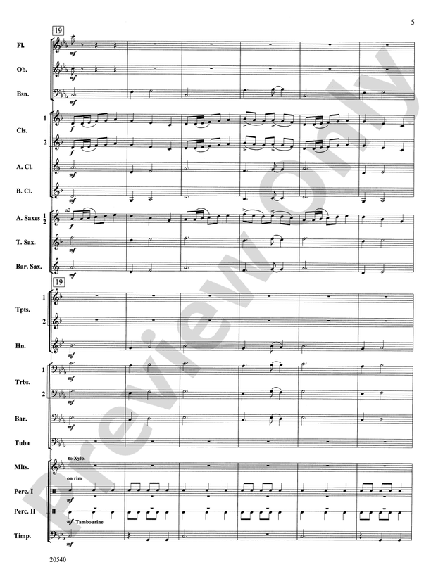 Matrix - Concert Band Conductor Score & Parts (Digital Download)