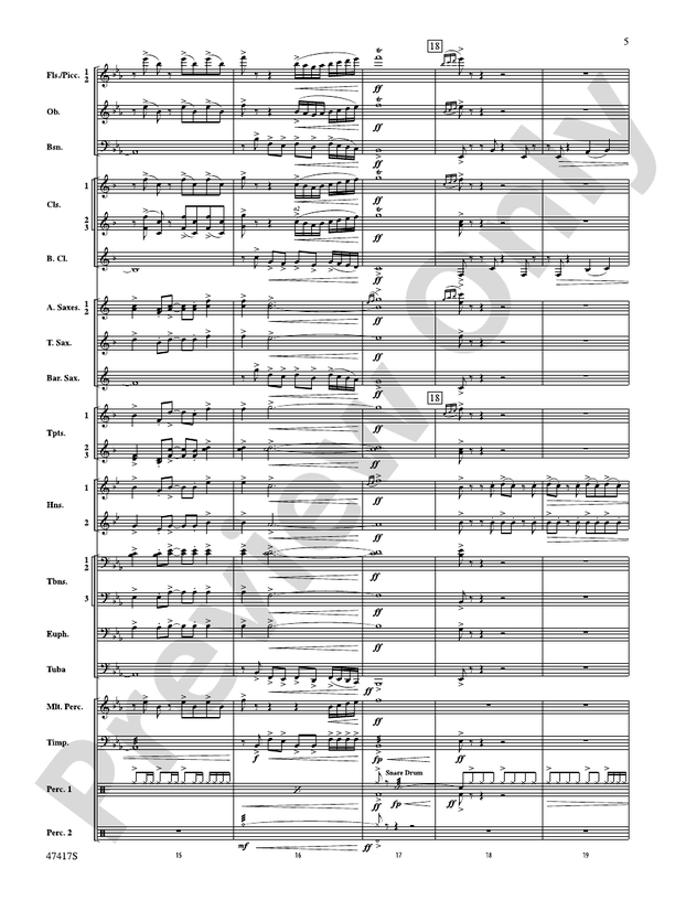 In Memoriam - Concert Band Conductor Score & Parts (Digital Download)