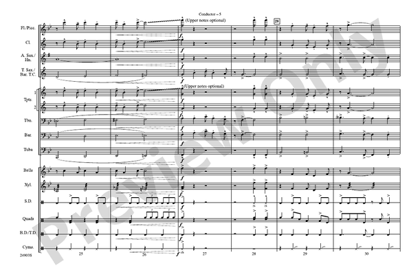 The Joint Is Jumpin' – Marching Band Conductor Score & Parts (Digital Download)