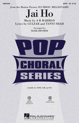 Jai Ho (from The Motion Picture Slumdog Millionaire) - Mark Brymer Hal Leonard ShowTrax CD CD