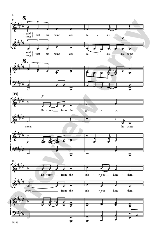 The Virgin Mary Had a Baby Boy - 2 Part Treble Choral Octavo (Digital Download)