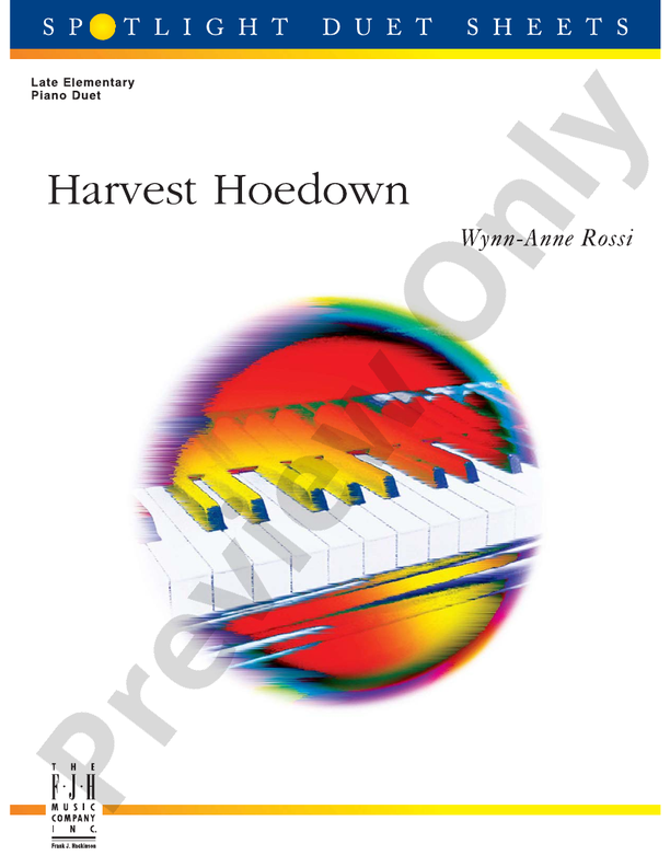 Harvest Hoedown - Piano (Digital Download)