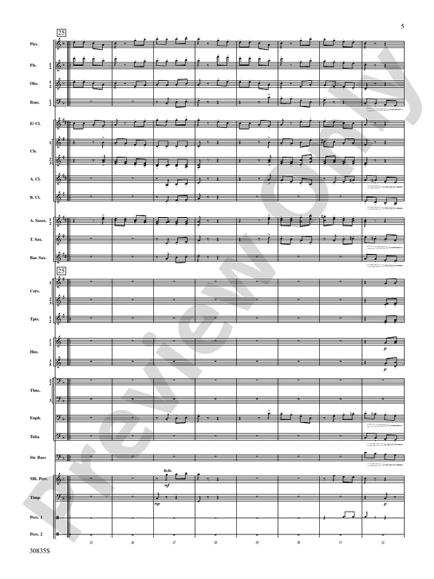 The Wearing of the Green (from the Irish Suite) - Concert Band Conductor Score & Parts (Digital Download)
