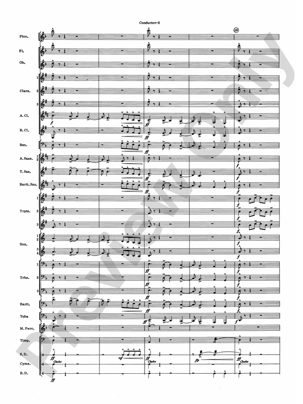 Variants - Concert Band Conductor Score & Parts (Digital Download)