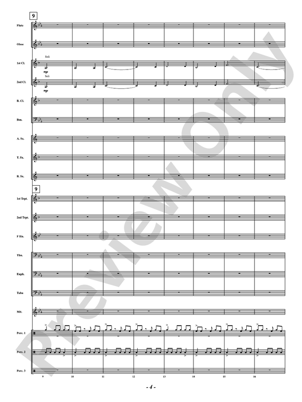 African Holy Night - Concert Band Conductor Score & Parts (Digital Download)