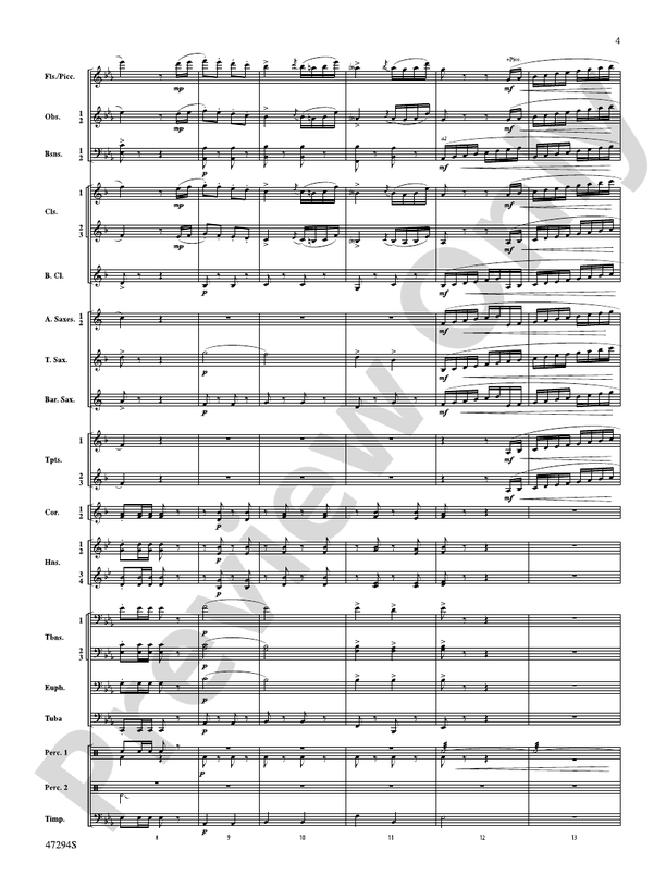 Scossa Elettrica - Concert Band Conductor Score & Parts (Digital Download)