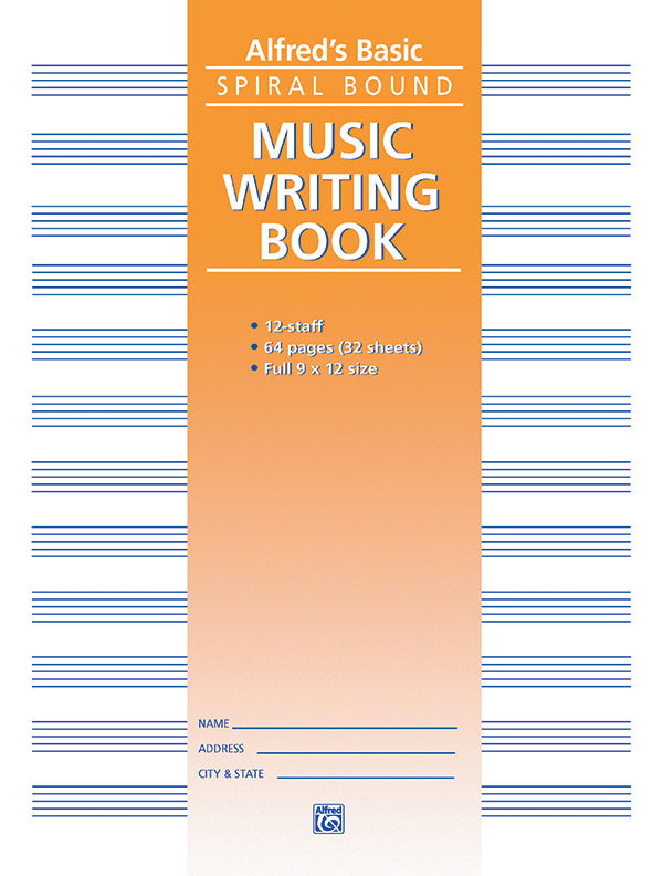 MANUSCRIPT BK 12 STAVE 64 PAGES SPIRAL