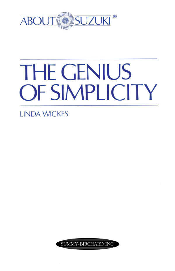 Genius of Simplicity