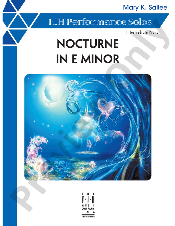 Sallee - Nocturne in E Minor - Piano (Digital Download)