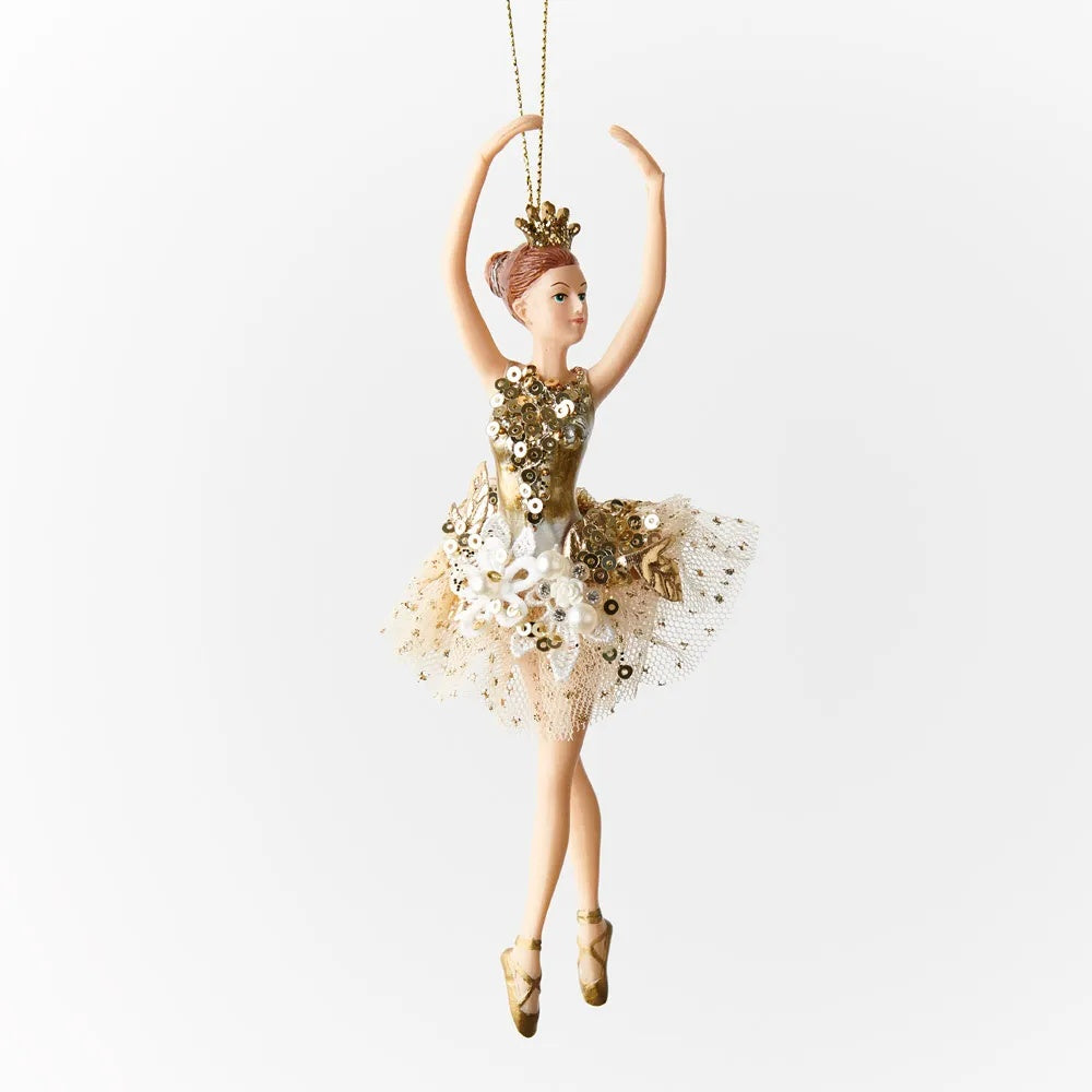 Christmas Decoration Champagne Ballerina
