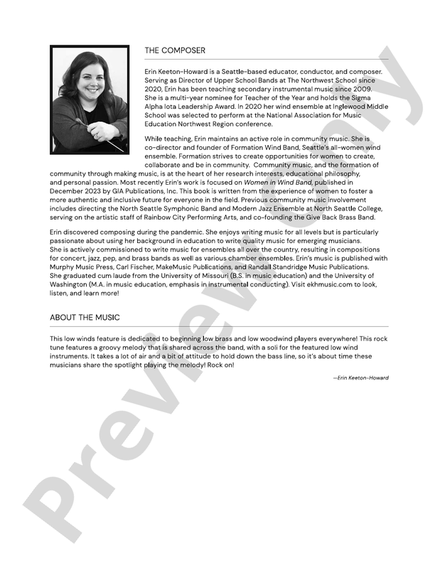 Rhino Ruckus - Concert Band Conductor Score & Parts(Digital Download)