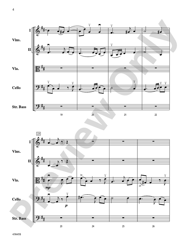 Evening Song – String Orchestra Conductor Score & Parts (Digital Download)