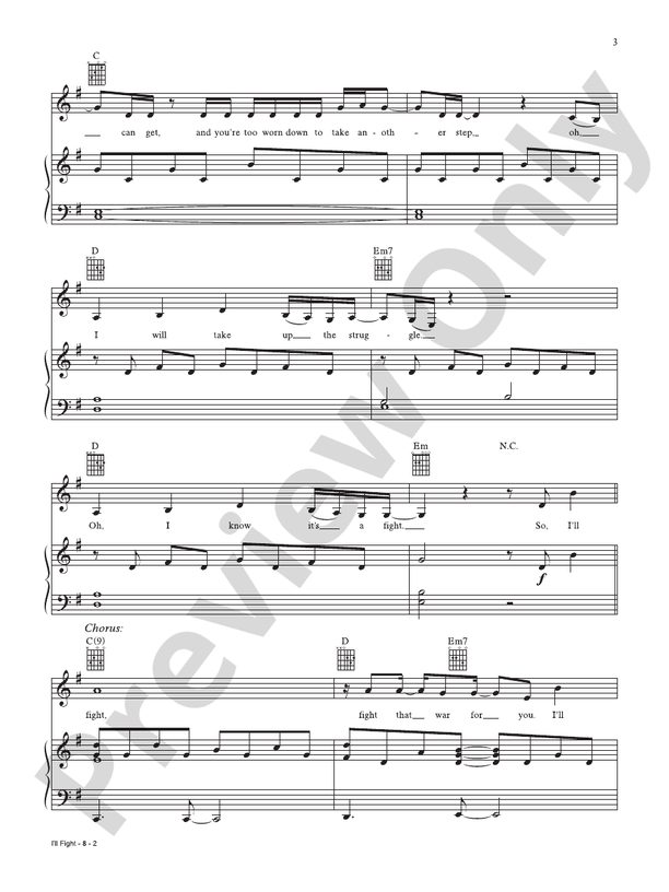 I'll Fight (from the Motion Picture RGB) - PVG (Digital Download)