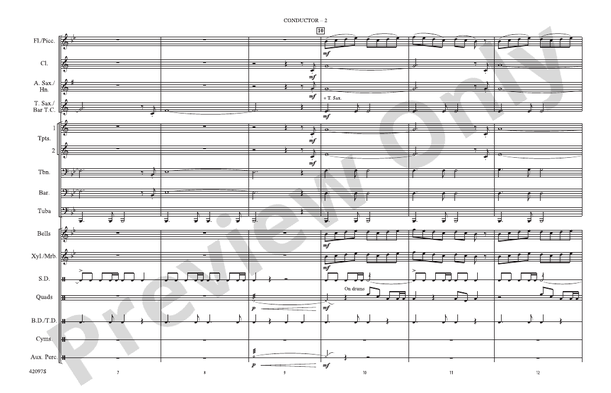 Man of Steel, Part 1 – Marching Band Conductor Score & Parts (Digital Download)