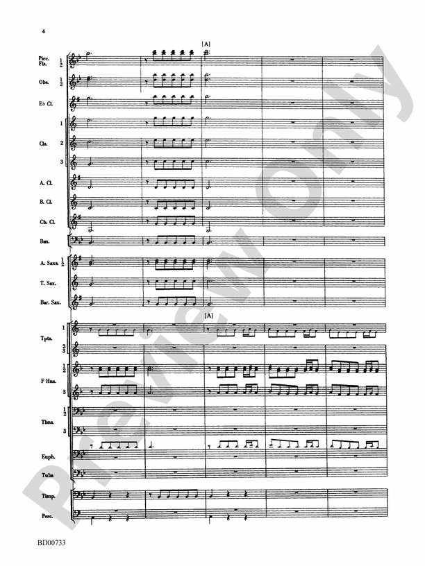 Water Music Suite - Concert Band Conductor Score & Parts (Digital Download)