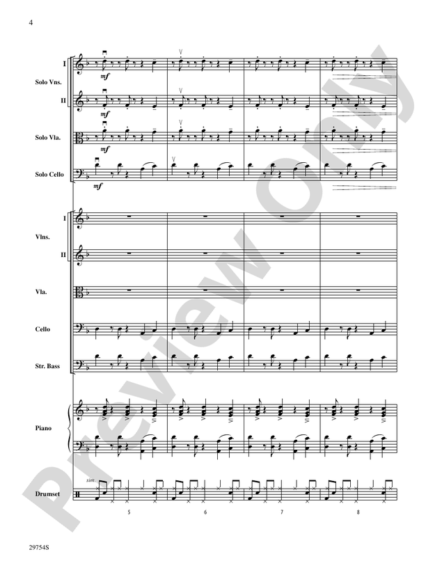 Five Ukrainians in a Bell Tower (Ukrainian Bell Carol) – String Orchestra Conductor Score & Parts (Digital Download)