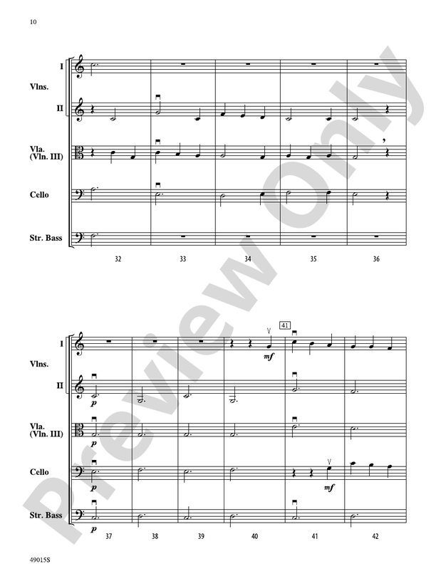 Petite Suite Francaise - String Orchestra Conductor Score & Parts (Digital Download)