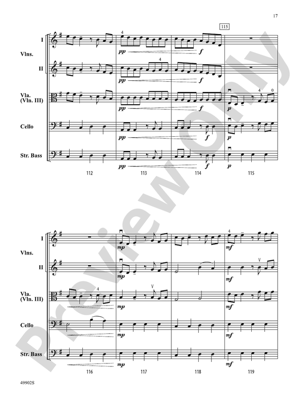 Volcano - String Orchestra Conductor Score & Parts (Digital Download)