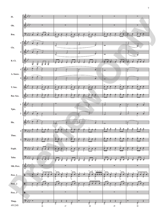 Beyond Reach - Concert Band Conductor Score & Parts (Digital Download)