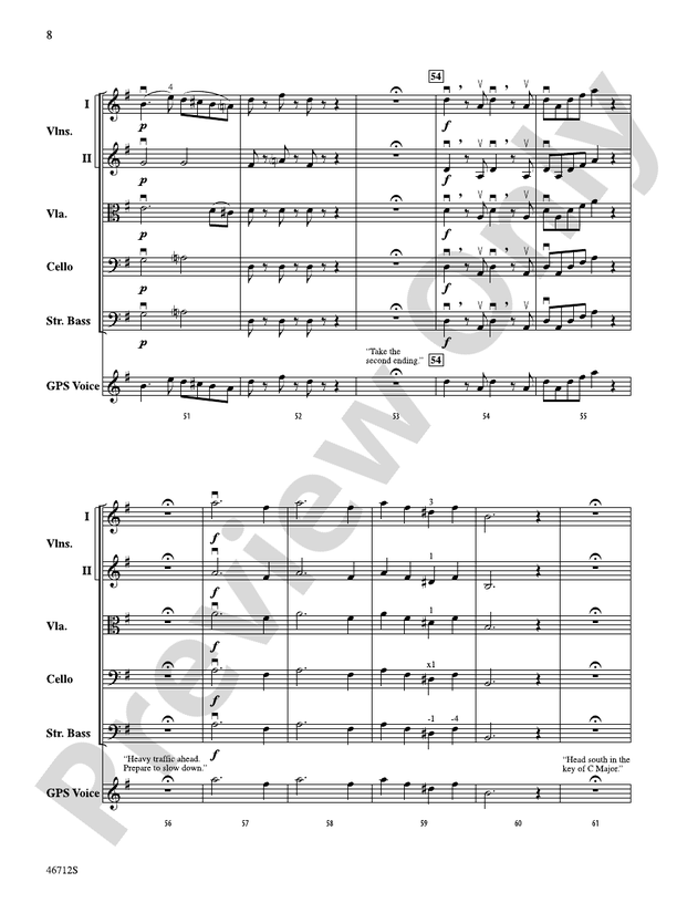 GPS - String Orchestra Conductor Score & Parts (Digital Download)