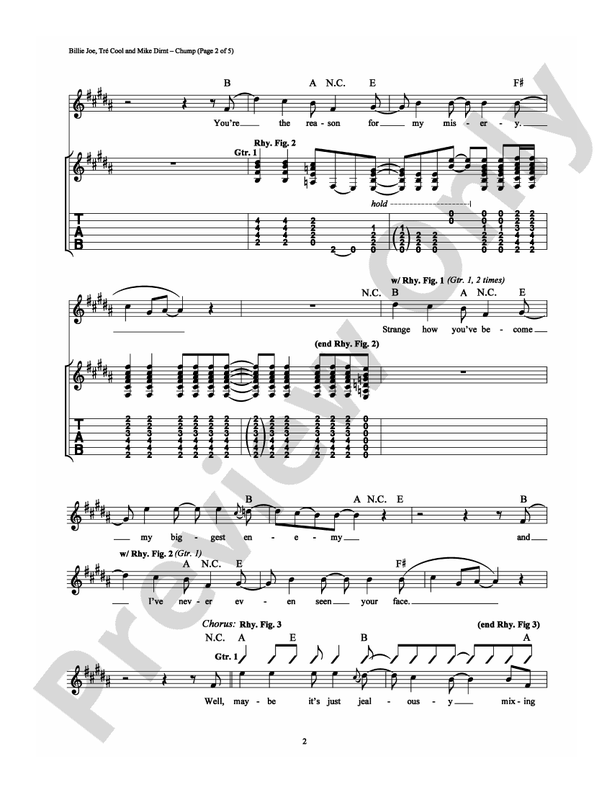 Chump - Guitar TAB (Digital Download)