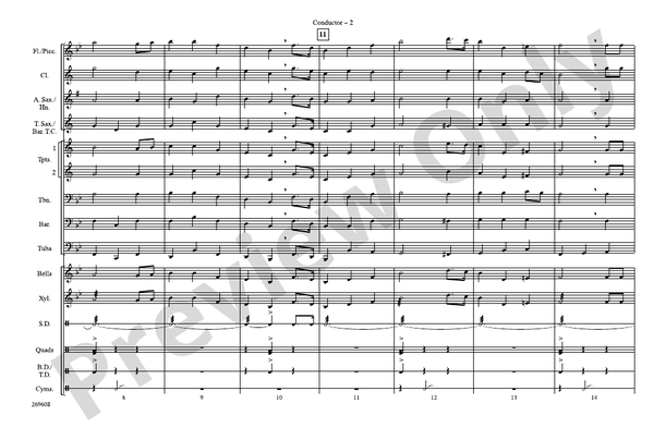 The Star-Spangled Banner – Marching Band Conductor Score & Parts (Digital Download)