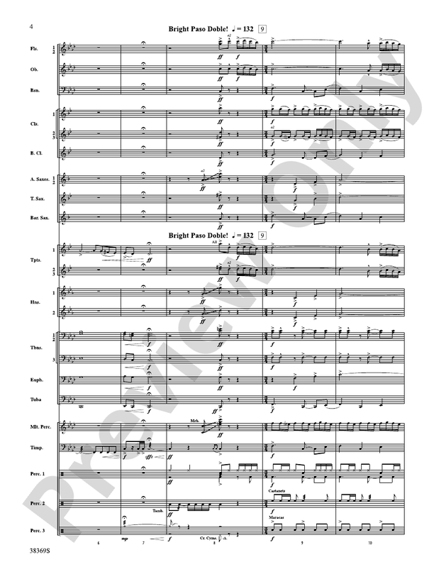 Man of La Mancha - Concert Band Conductor Score & Parts (Digital Download)