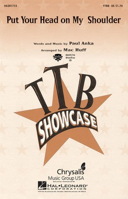 Put Your Head on My Shoulder - TTBB Mac Huff Hal Leonard Choral Score Octavo