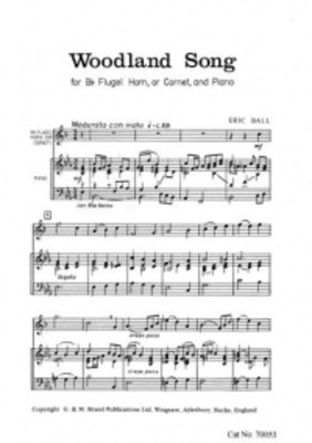 Woodland Song Flugelhorn Or Cornet And Piano - Eric Ball - Bb Cornet|Flugelhorn G & M Brand