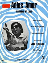 Adios Amor (Goodbye My Love) - José Feliciano - PVG (Digital Download)