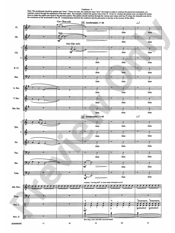 The Great Locomotive Chase - Concert Band Conductor Score & Parts (Digital Download)