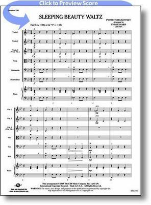 Sleeping Beauty Waltz - Peter Ilyich Tchaikovsky - Chris Sharp FJH Music Company Score/Parts