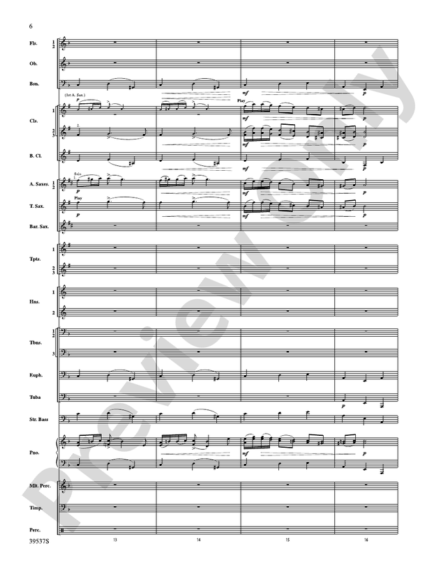 Sarabande & Gavotte (from the Holberg Suite, Op. 40) - Concert Band Conductor Score & Parts (Digital Download)