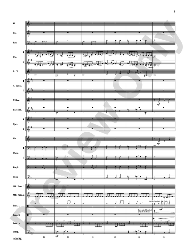 Wolverine Summer - Concert Band Conductor Score & Parts (Digital Download)