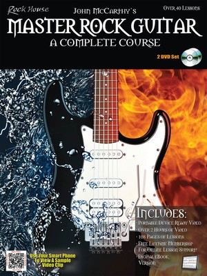 Master Rock Guitar: A Complete Course - Guitar John McCarthy Rock House Guitar Solo Softcover/DVD