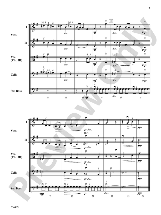 Romantic Masters – String Orchestra Conductor Score & Parts (Digital Download)