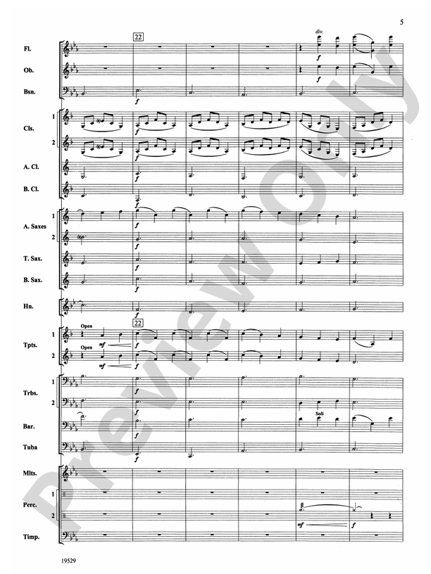 The Road Unknown - Concert Band Conductor Score & Parts (Digital Download)
